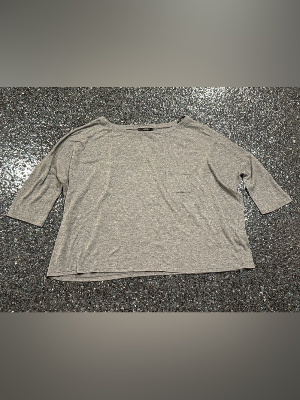 Forever 21 Gray Women’s Medium Oversized T Shirt W/ Pocket